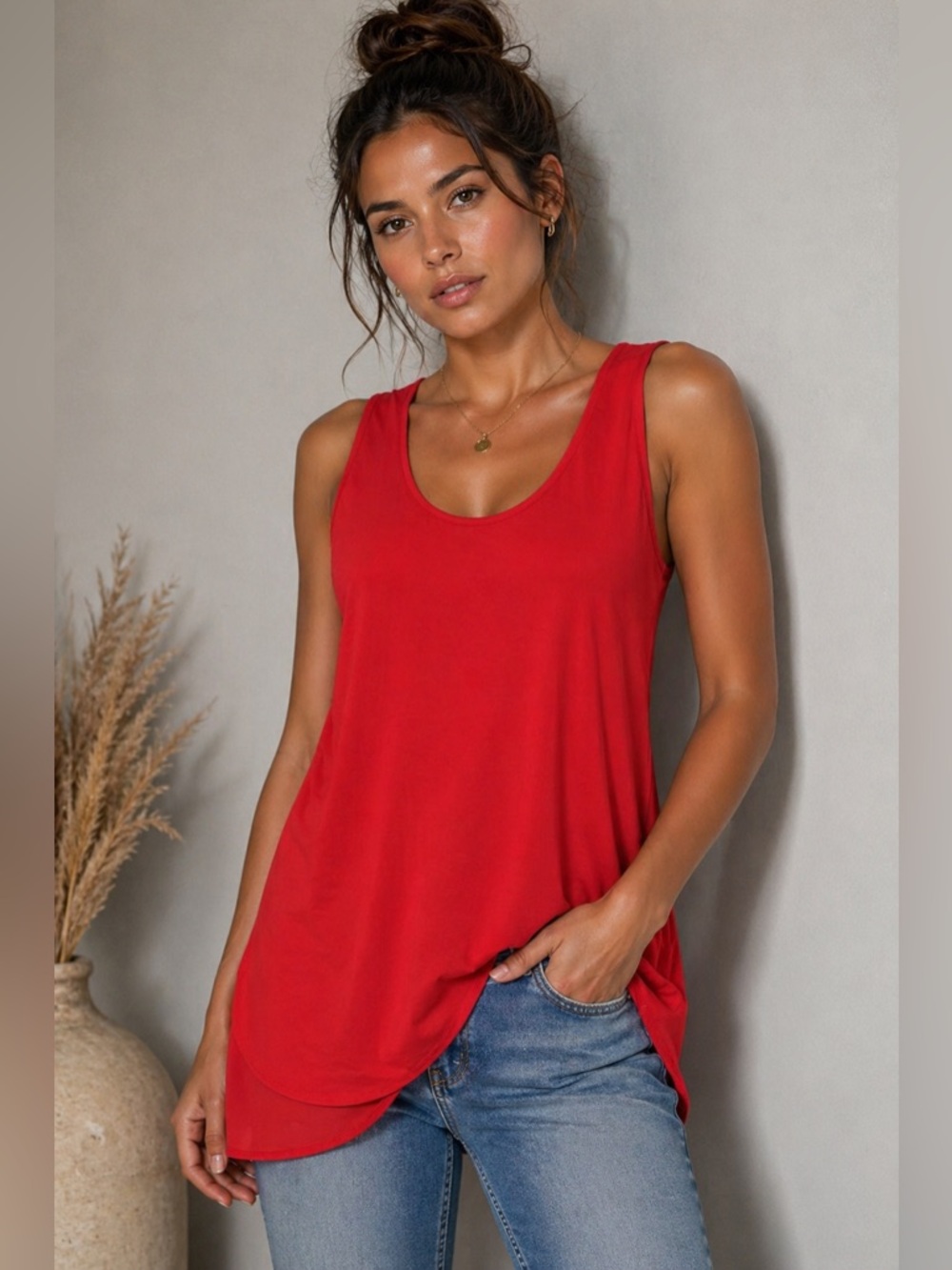 ✨ Pleione Sleeveless Blouse – Effortless Flowy Beauty ✨